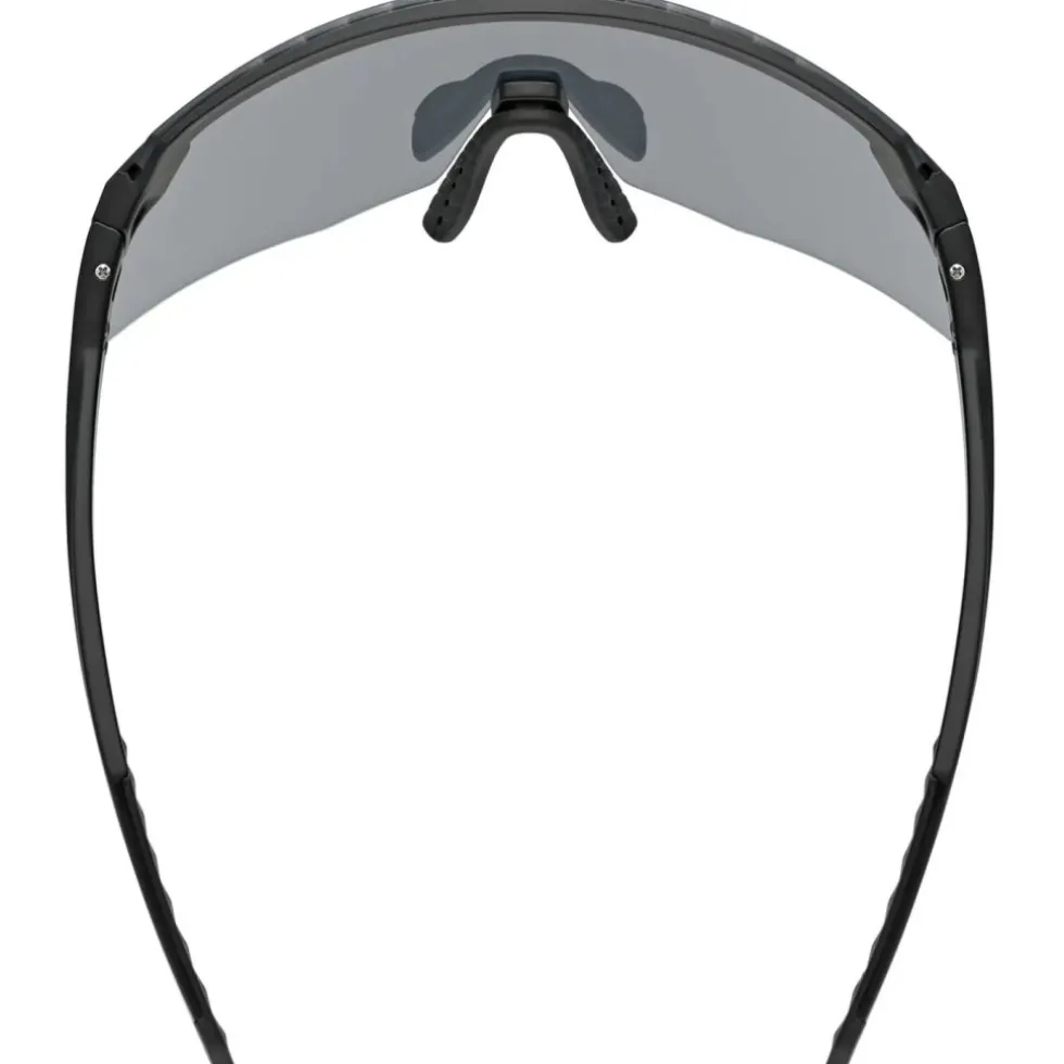 Uvex pace stage s Fietsbril - black matt/mirror silver