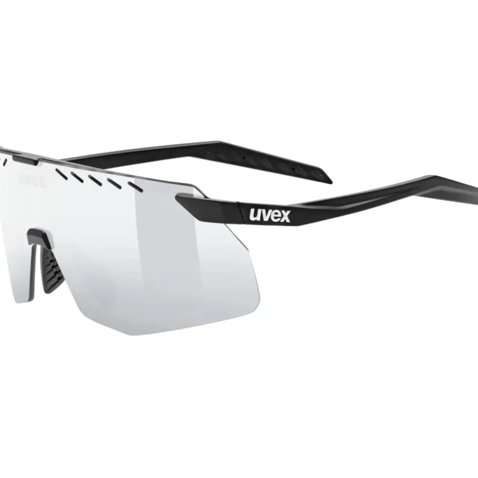 Uvex pace stage s Fietsbril - black matt/mirror silver
