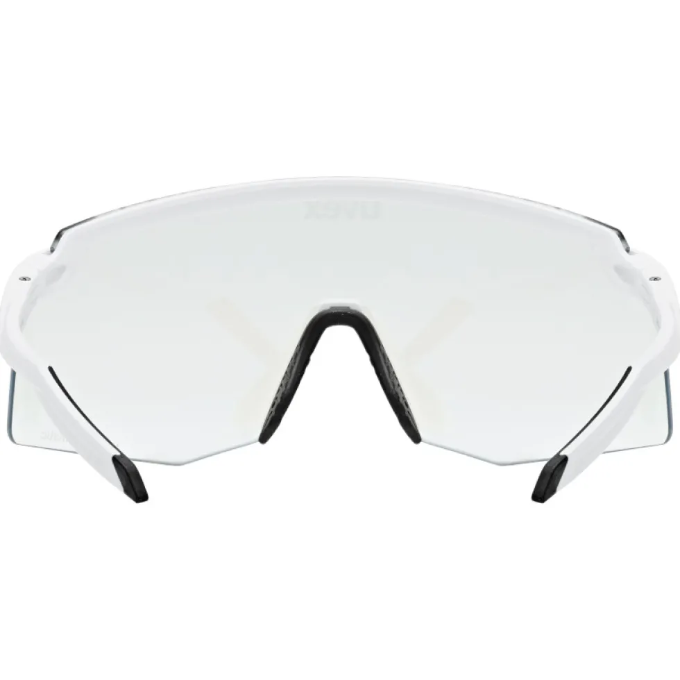 Uvex pace stage V Bril - white matt/mirror blue