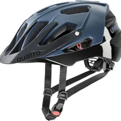 Uvex quatro cc Fietshelm - dusk blue-black matt
