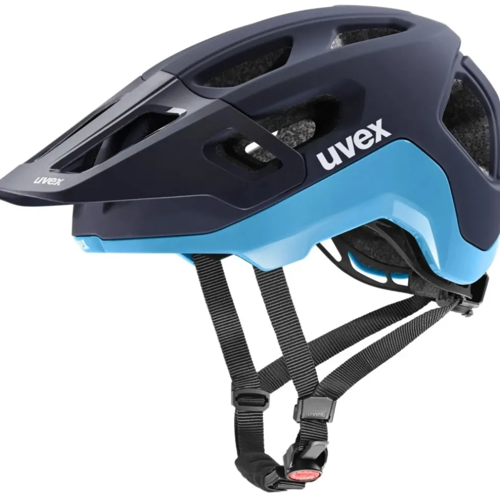 Uvex react Fietshelm - deep space-azure matt