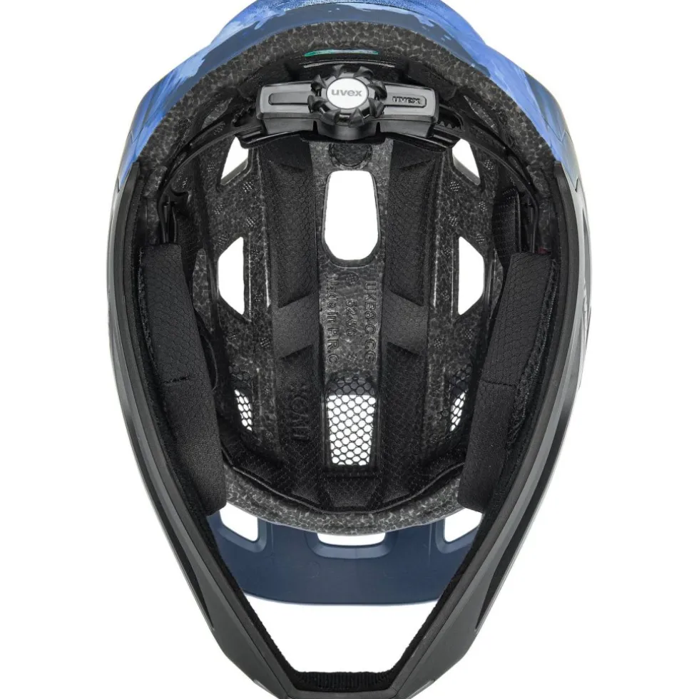 Uvex react jr. Fullface Kinder-fietshelm - dusk blue matt