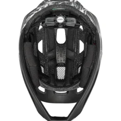 Uvex react jr. Fullface Kinder-fietshelm - black-white matt