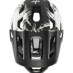 Uvex react jr. Fullface Kinder-fietshelm - black-white matt