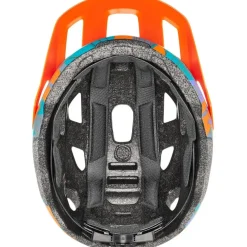 Uvex react jr. Kinder-fietshelm - papaya camo matt