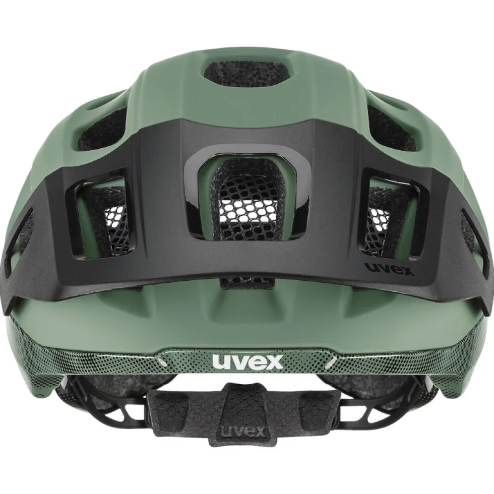 Uvex react MIPS Fietshelm - moss green-black matt