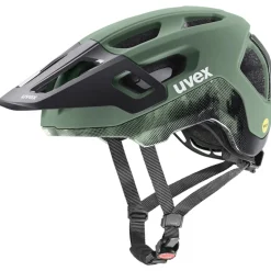 Uvex react MIPS Fietshelm - moss green-black matt