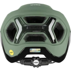 Uvex react MIPS Fietshelm - moss green-black matt