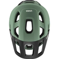 Uvex react MIPS Fietshelm - moss green-black matt