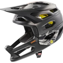 Uvex revolt MIPS Helm - eiken bruin-oranje mat