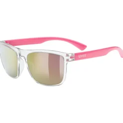 Uvex rookie Kinder Bril - clear-pink/mirror pink