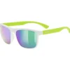 Uvex rookie Kinder Bril - white-lime matt/mirror green