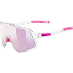 Uvex sequenze Fietsbril - clear/mirror pink