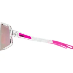 Uvex sequenze Fietsbril - clear/mirror pink