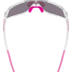 Uvex sequenze Fietsbril - clear/mirror pink