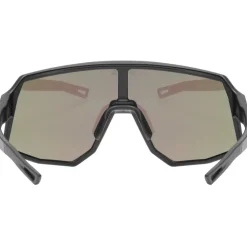 Uvex sequenze Fietsbril - black matt/mirror green