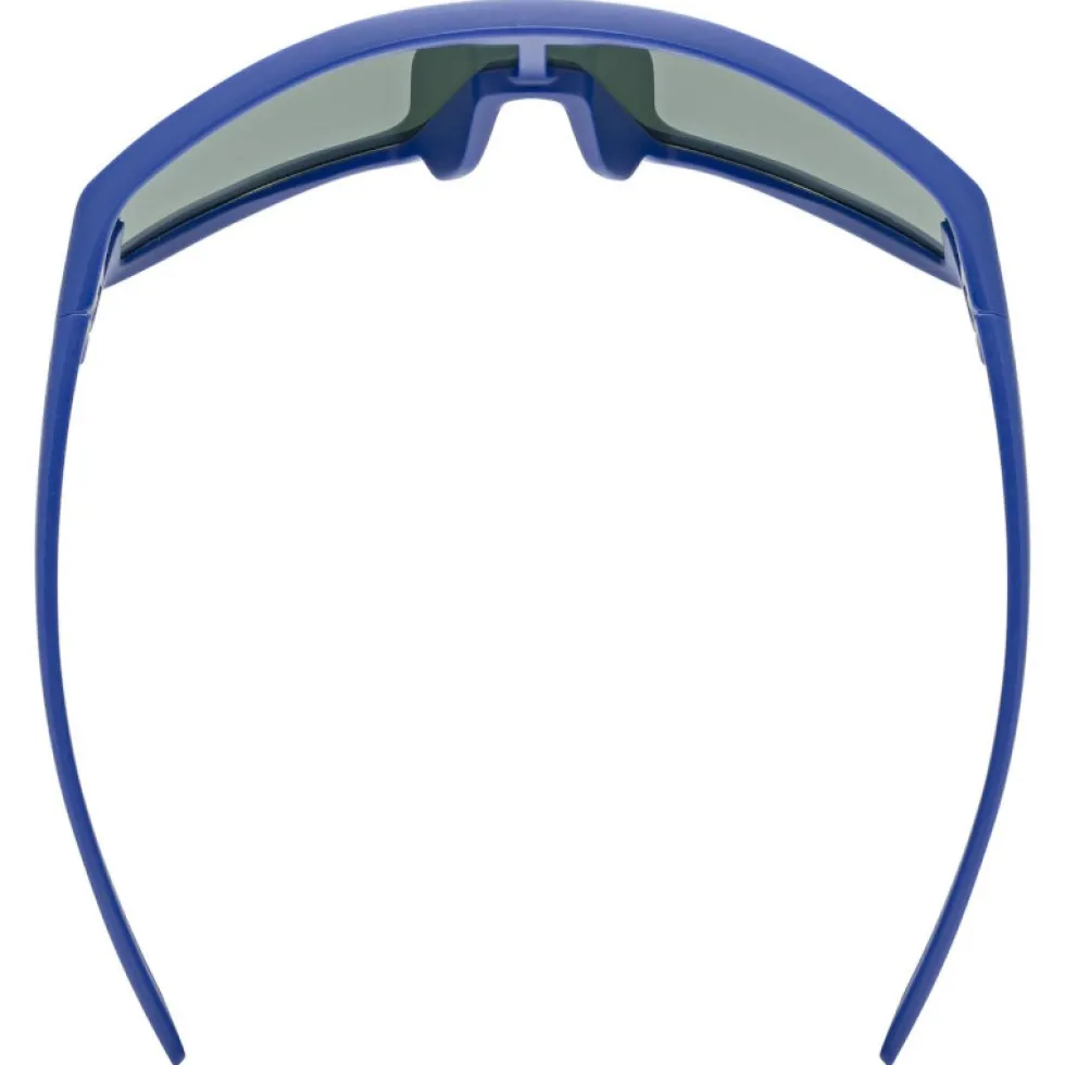 Uvex skyryse jr. Fietsbril kinderen - blue mattt/mirror green