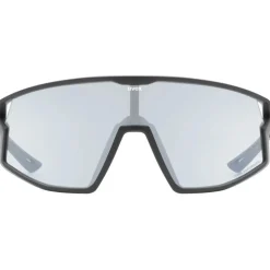 Uvex skyryse V Fietsbril - black matt/litemirror silver