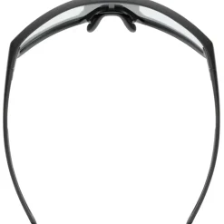 Uvex skyryse V Fietsbril - black matt/litemirror silver