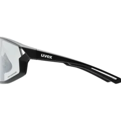 Uvex skyryse V Fietsbril - black matt/litemirror silver