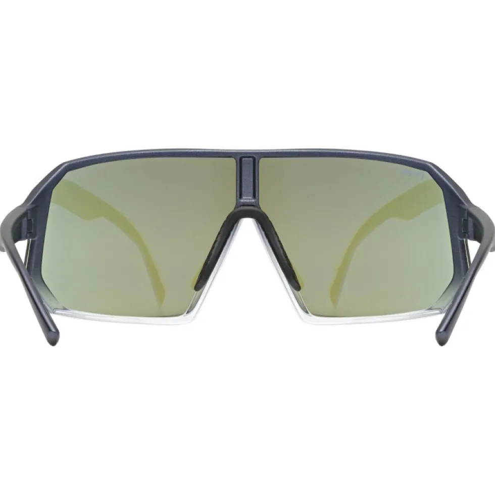 Uvex sportstyle 237 Bril - metallic blue-clear/mirror blue
