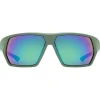 Uvex sportstyle 238 Bril - moss matt/mirror green