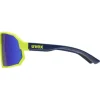 Uvex sportstyle 237 Bril - yellow blue/mirror blue