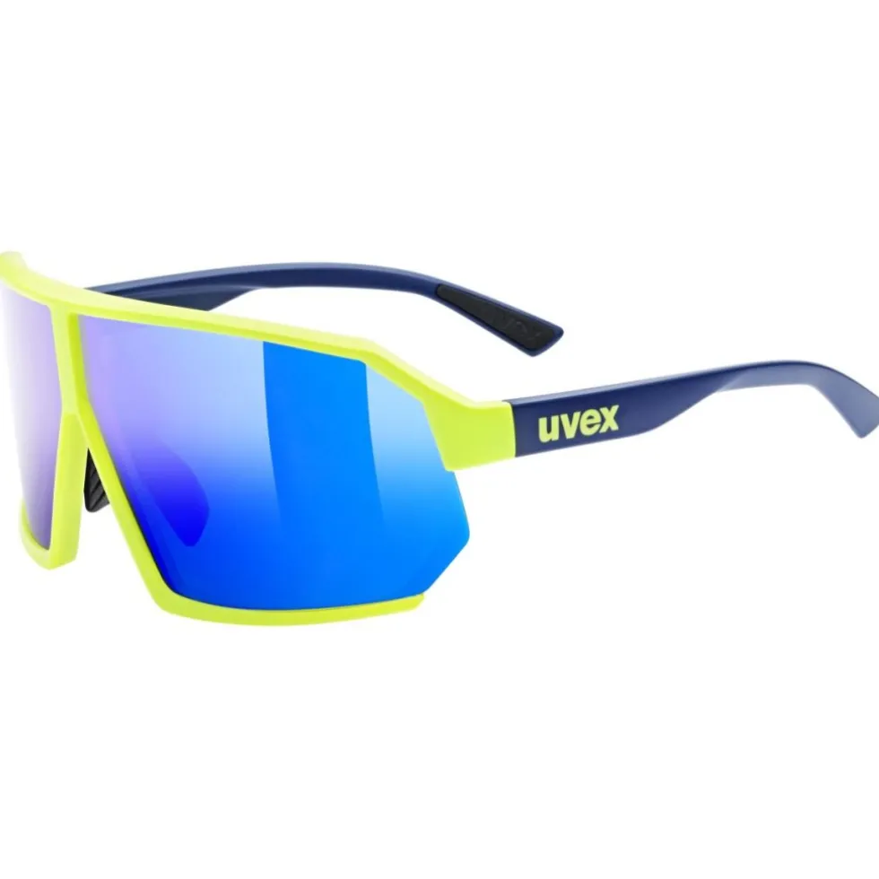 Uvex sportstyle 237 Bril - yellow blue/mirror blue