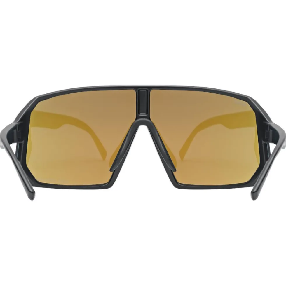 Uvex sportstyle 237 CV Bril - black matt/mirror blue