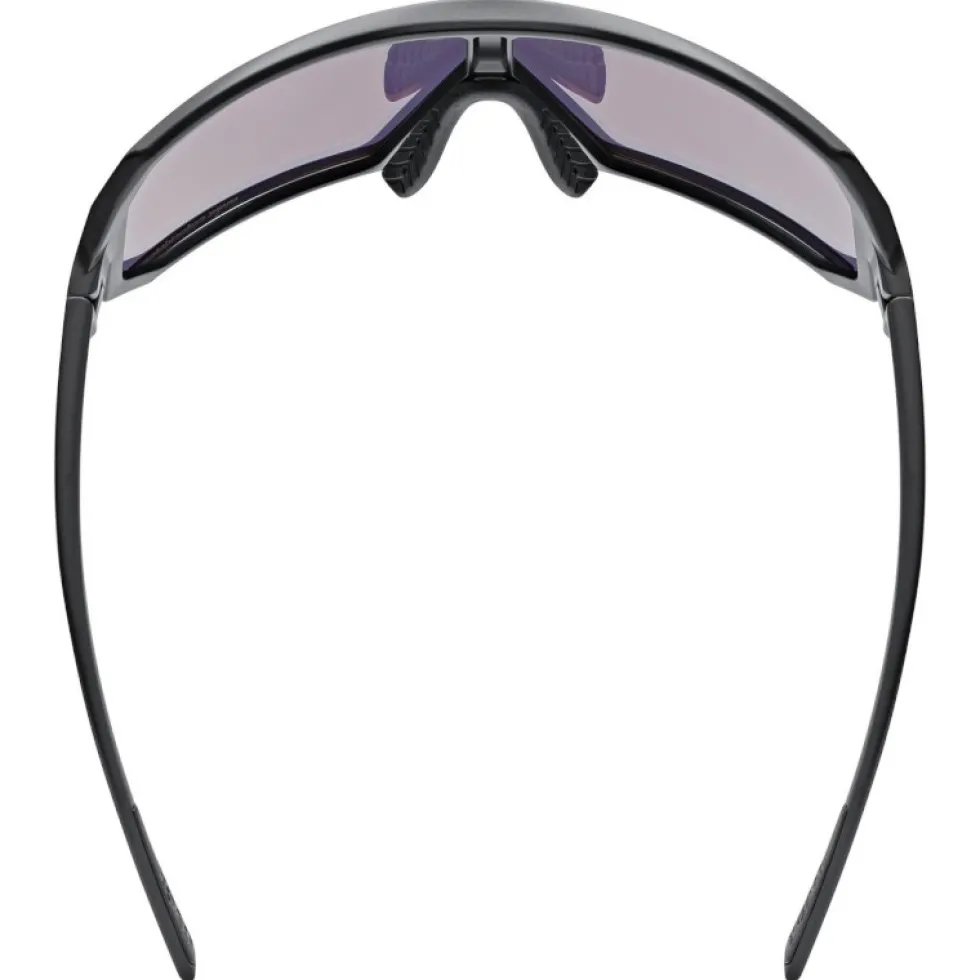 Uvex sportstyle 237 CV Bril - black matt/mirror blue