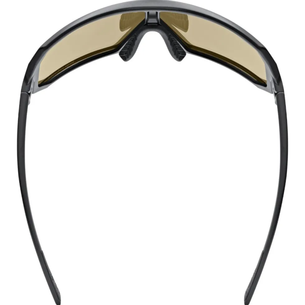 Uvex sportstyle 237 CV Bril - black matt/mirror red