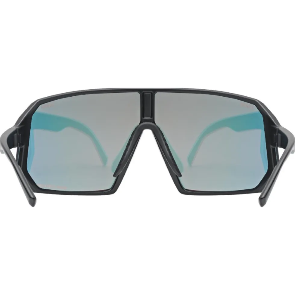 Uvex sportstyle 237 CV Bril - black matt/mirror red