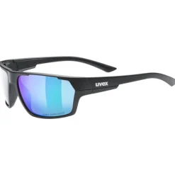 Uvex sportstyle 233 P Bril - black matt/mirror green