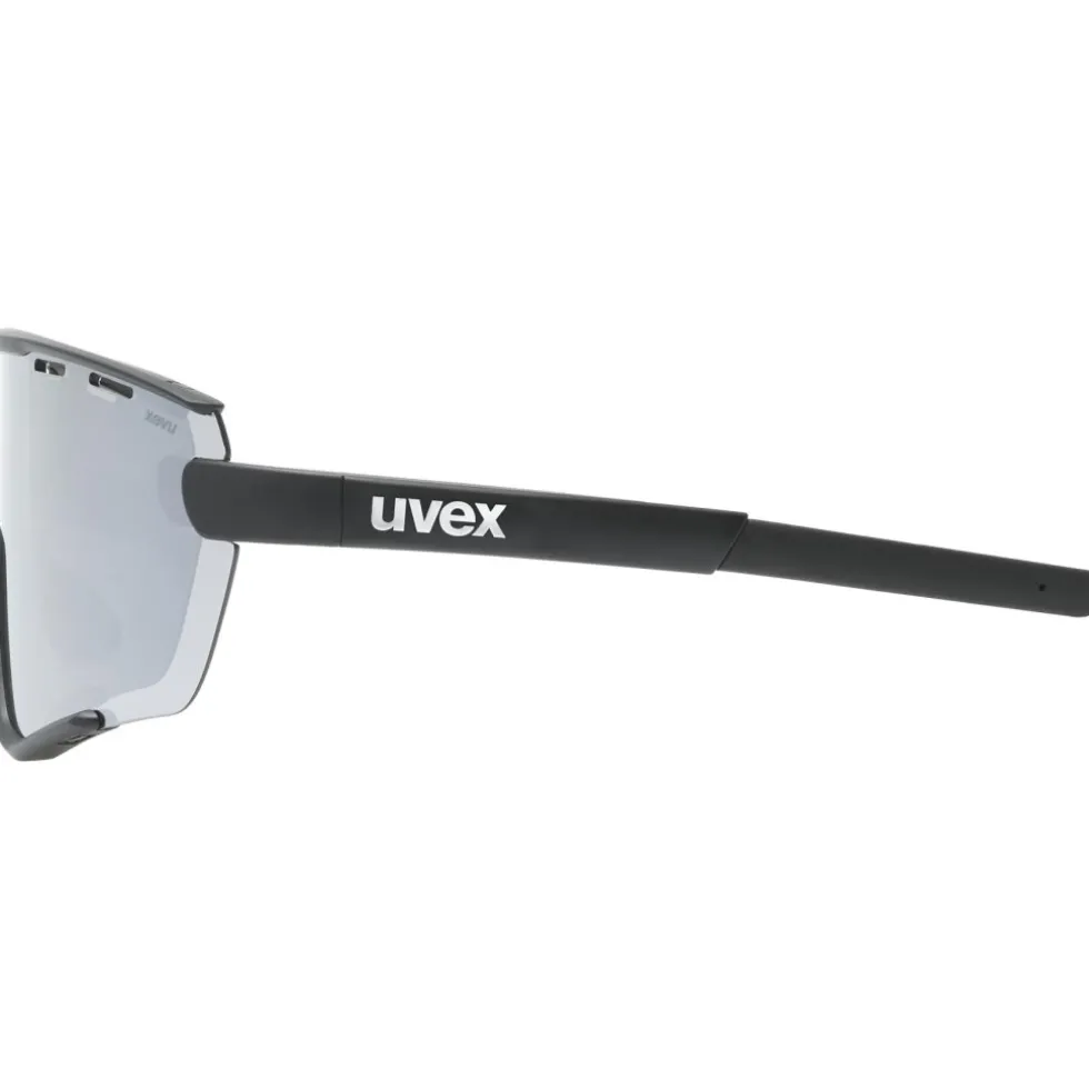 Uvex sportstyle 236 Set Bril - black matt/mirror silver + clear