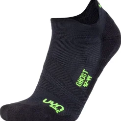UYN Cycling Ghost Sokken Heren - Black/Yellow Fluo