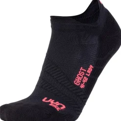 UYN Cycling Ghost Sokken Dames - Black/Pink Fluo