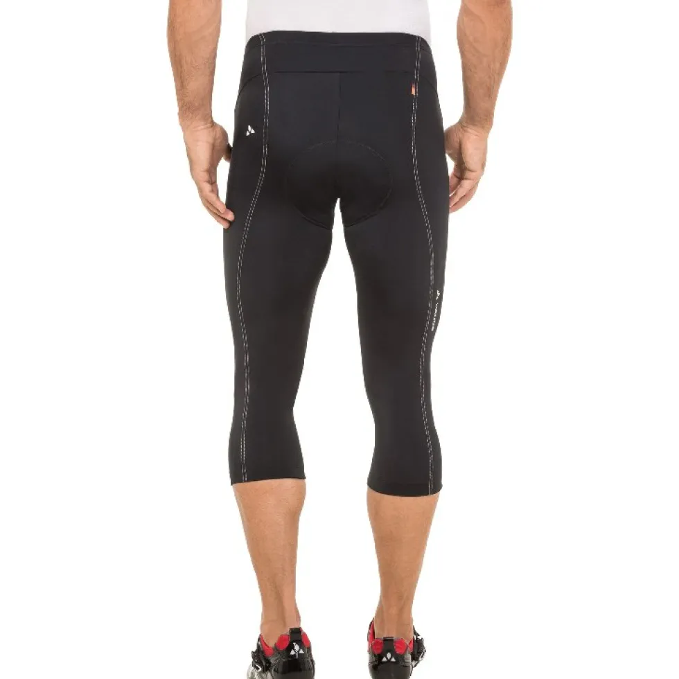 Vaude Active 3/4 Fietsbroek Heren - zwart uni