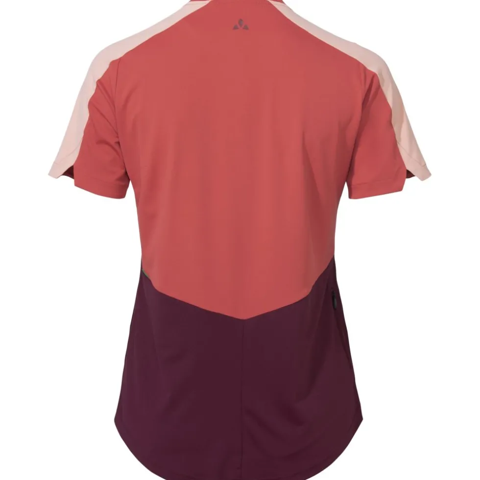 Vaude Altissimo II Shirt met Korte Mouwen Dames - brick