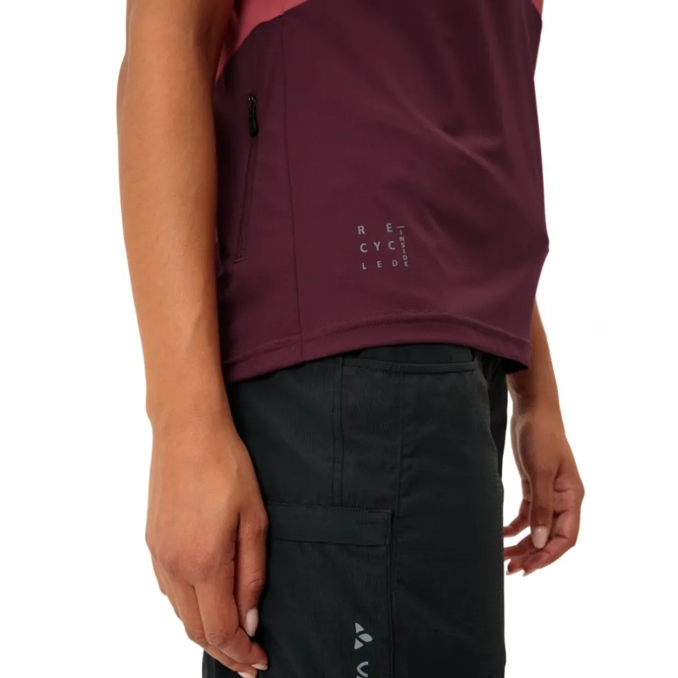 Vaude Altissimo II Shirt met Korte Mouwen Dames - brick