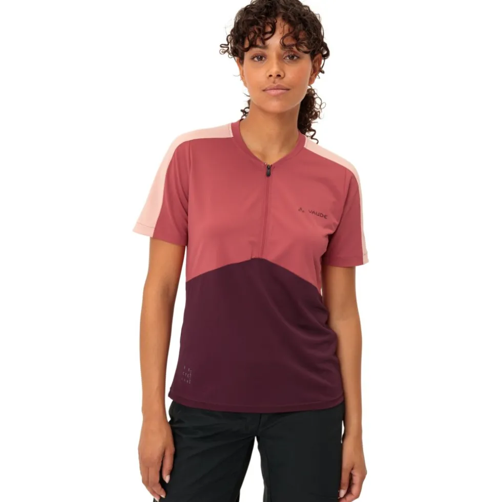Vaude Altissimo II Shirt met Korte Mouwen Dames - brick