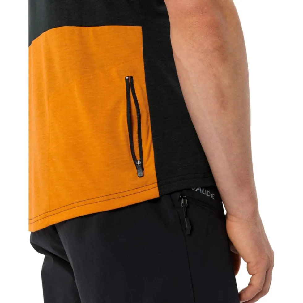 Vaude Altissimo II Shirt met Korte Mouwen Heren - kurkuma
