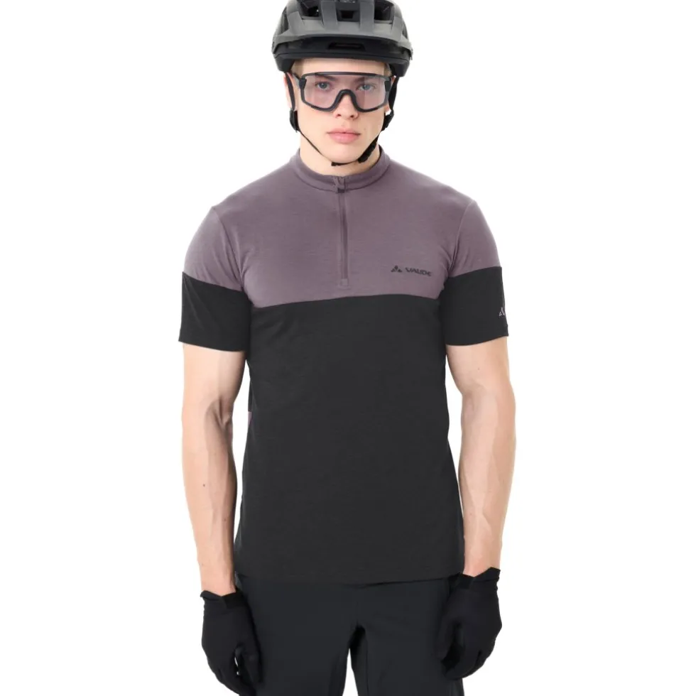 Vaude Altissimo II Shirt met Korte Mouwen Heren - purple ash