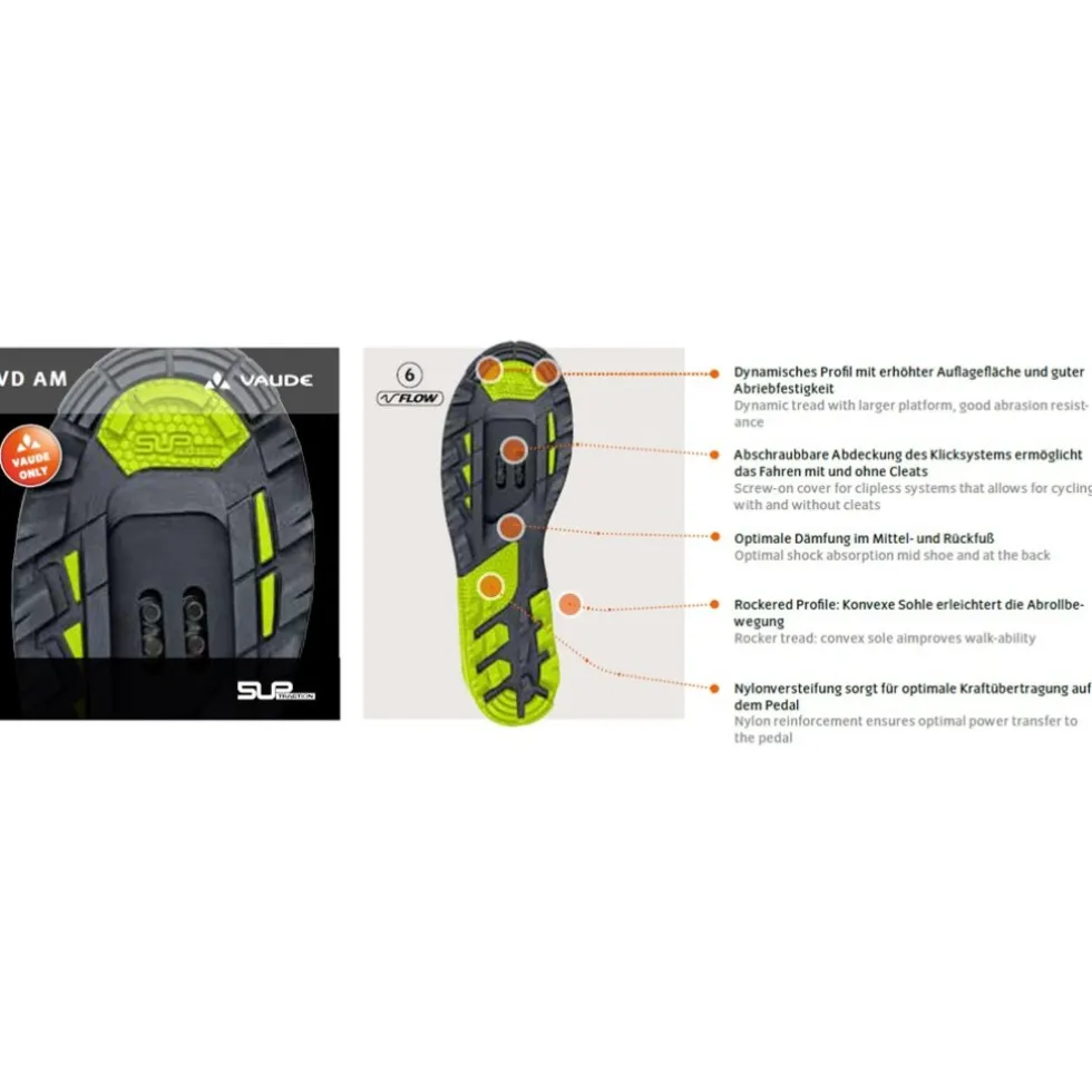 Vaude AM Downieville Low All-Mountain Schoenen Heren - zwart
