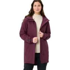 Vaude Cyclist II Parka Gewatteerd Dames - cassis