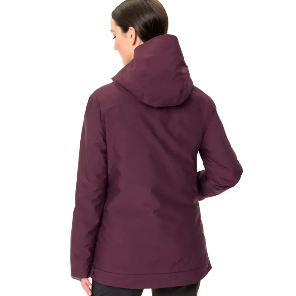 Vaude Cyclist Warm Regenjas Dames - cassis
