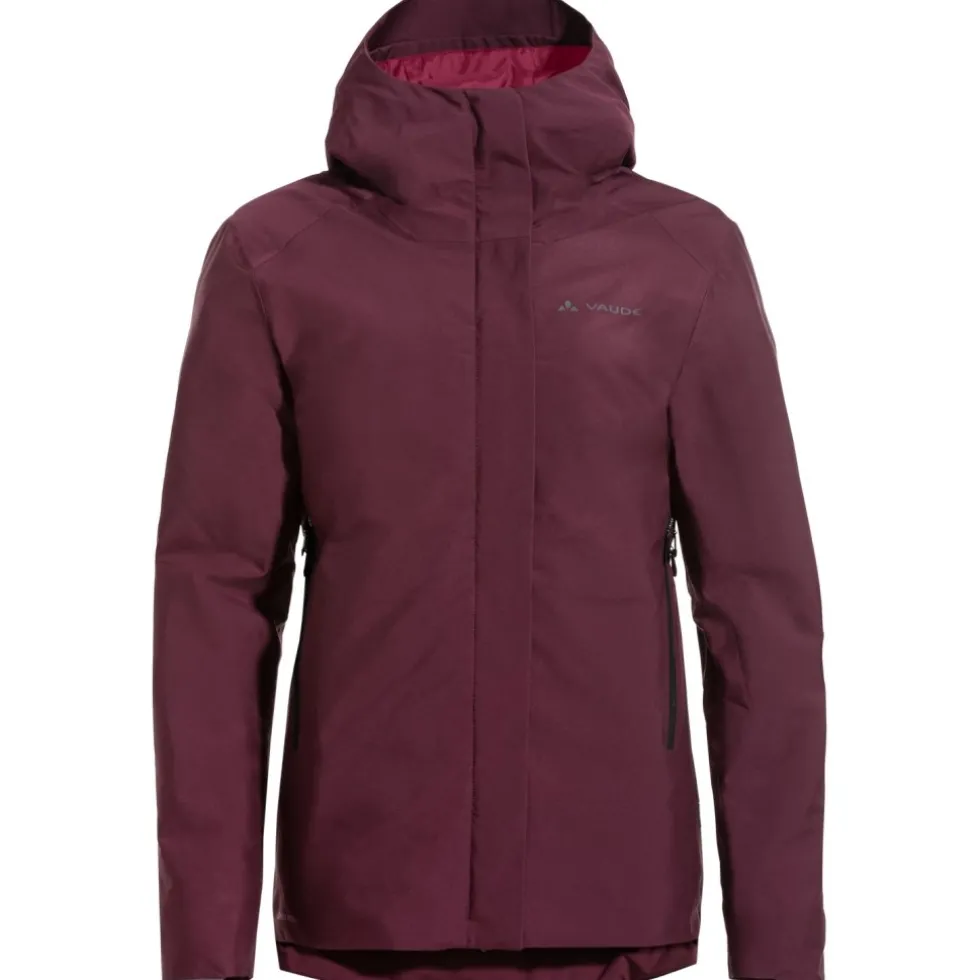 Vaude Cyclist Warm Regenjas Dames - cassis