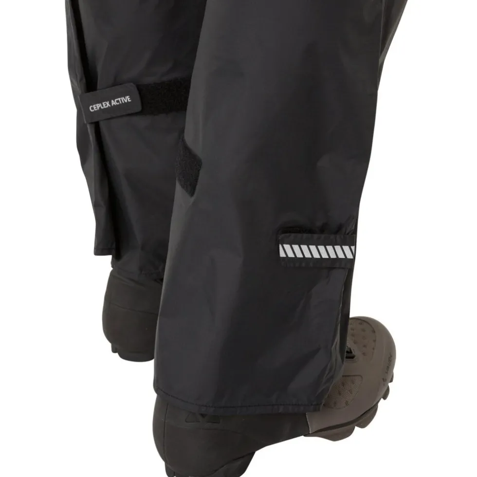 Vaude Drop II Regenbroek Heren - Lang - zwart/zwart