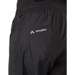 Vaude Drop II Regenbroek Heren - Lang - zwart/zwart
