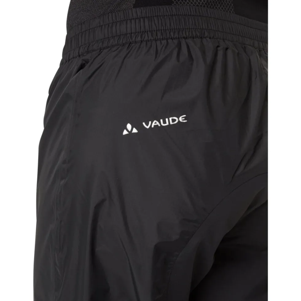 Vaude Drop II Regenbroek Heren - Lang - zwart/zwart