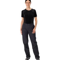 Vaude Drop II Regenbroek Dames - Lang - zwart/zwart